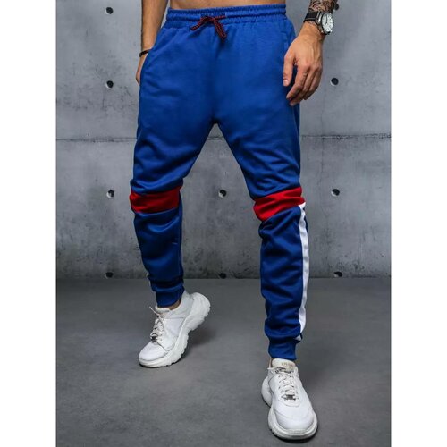 DStreet Men's sweatpants light blue UX3858 Cene