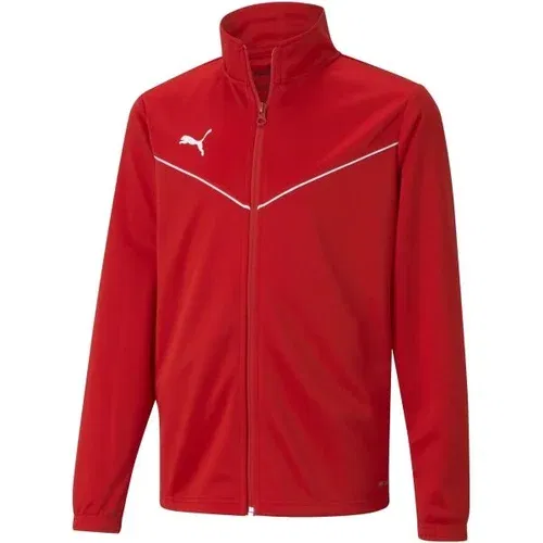 Puma TEAMRISE TRAINING POLY JACKET JR Majica za dječake, crvena, veličina