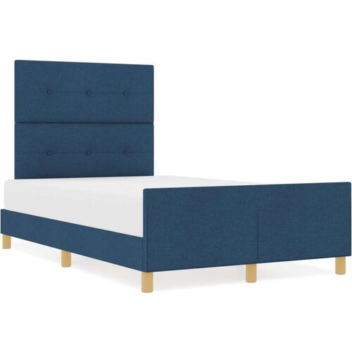  Krevetna Ram Plava 120x190 cm Tkanina Slike