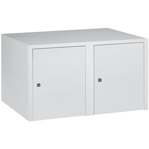 Wolf Zgornja omarica, 2 dela, VxŠxG 445 x 800 x 500 mm, svetlo siva Cene