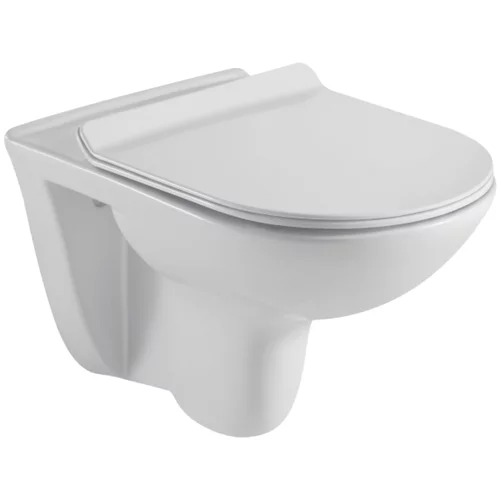 Sanotechnik viseča brezrobna WC školjka z desko Faro RW6060