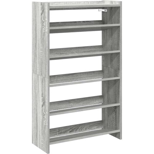 Maison Chic Regal za čevlje - Polica za čevlje siva sonoma 60x25x100 cm inženirski les, (21776255) Slike