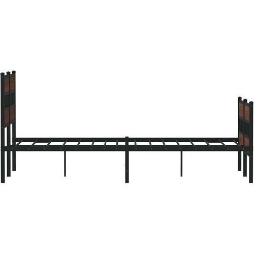 VidaXL Okvir kreveta bez madraca s uzglavljem i podnožjem 120x200 cm Slike
