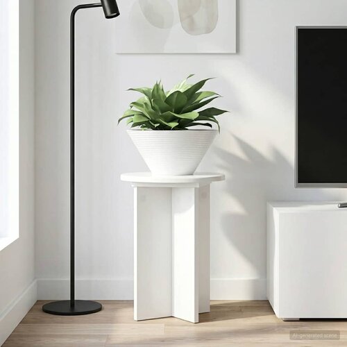  Stalak za biljke 2 pcs Bijela visokog sjaja &Oslash;29,5 x 40 cm Cijene