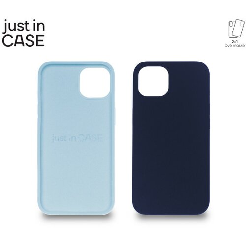 Just In Case 2u1 extra case mix plus paket tamno plavi za iphone 13 Slike