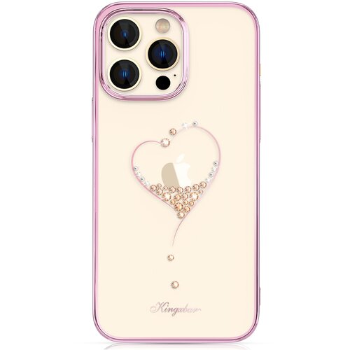 Kingxbar Ovitek za iPhone 14 Plus, okrašen z roza kristali Wish Series, (21522006) Cene