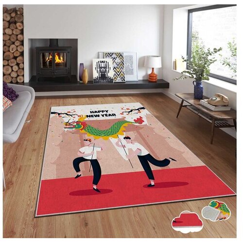 Conceptum Hypnose tepih s novogodi&scaron;njim motivima Asr-Crpt-81, Pravougaoni, 80 x 140 cm, &Scaron;areni Cijene