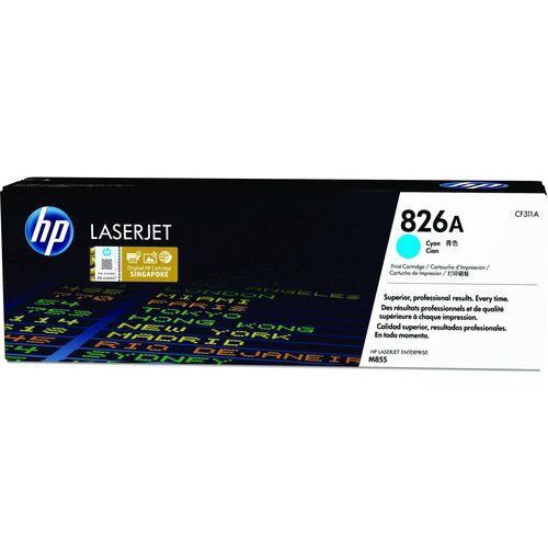 HP Tonerpatrone - CF311A - No.826A - cyan - 31.500Seiten&amp;quot; Slike