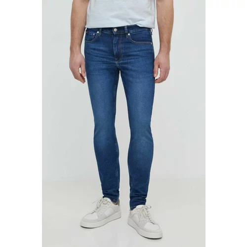 Calvin Klein Jeans Kavbojke moške, mornarsko modra barva, J30J324849