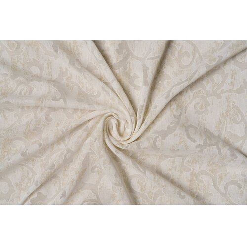 Mendola Fabrics Bež prozirna zavjesa 140x260 cm Baroque – Cijene