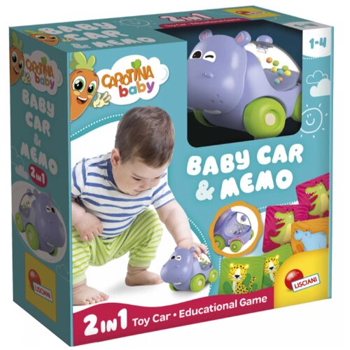 Lisciani Baby 2u1 auto Hippo i igra Memo 55261 Cene