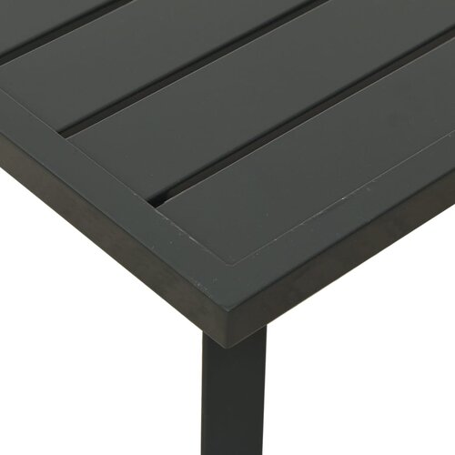  Vrtni stolić za kavu antracit 110 x 55 x 35 cm čelični Slike