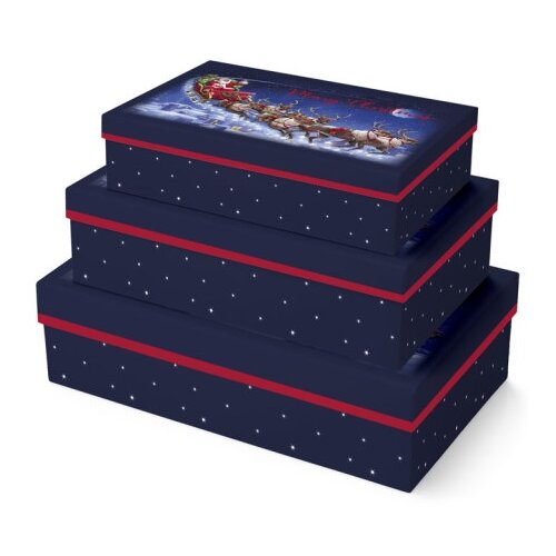 Viter novogodišnja kutija flying santa m ( X34391BX-2 ) Slike