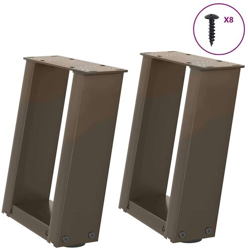 Noge za klub stolić U-oblik 2 kom Prirodni čelik 30 x (30-31) cm Čelik - Prirodna 30 x (30-31) cm 1 Cijene