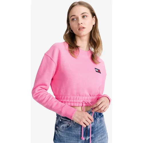 Tommy Jeans Super Crop Top Roza