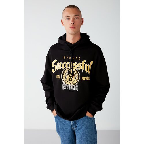 GRIMELANGE Sweatshirt - Black - Oversize Cene