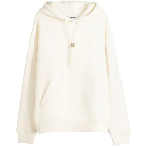 Bershka Sweater majica ecru/prljavo bijela