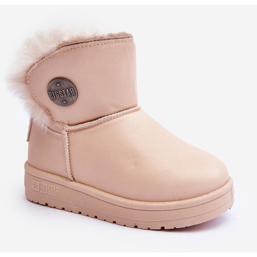 Big Star Children's Snow Boots Padded with Fur Beige Cene