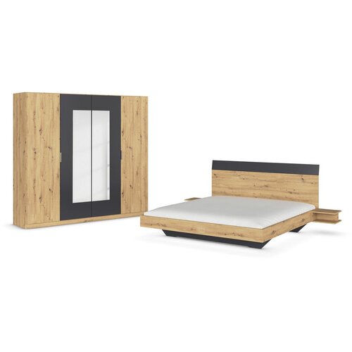 Boxxx SPALNICA, temno siva, hrast artisan Slike