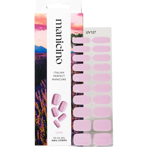  UV Gel Nail Strips - Lilac Cene