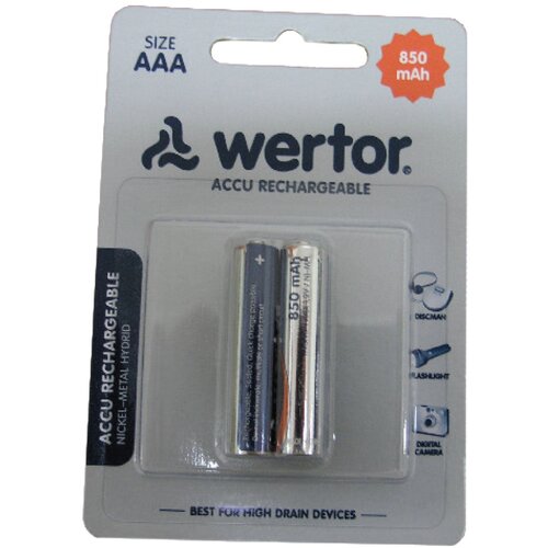  Baterija 'Wertor' 850mAh AAA 2kom blister Cene