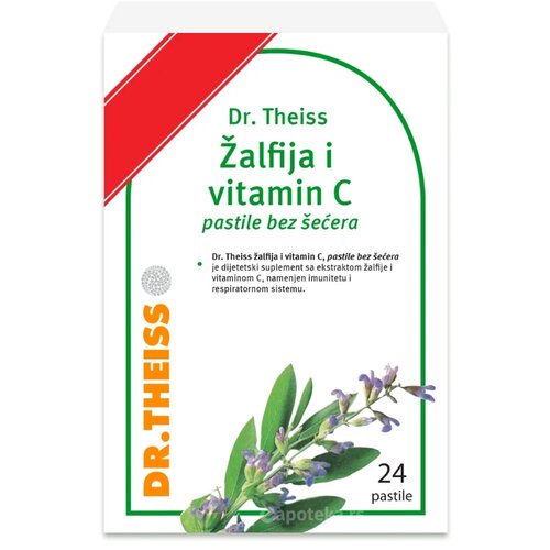 Dr. Theiss preparat za kašalj žalfija i vitamin c bez šećera 24/1 Cene