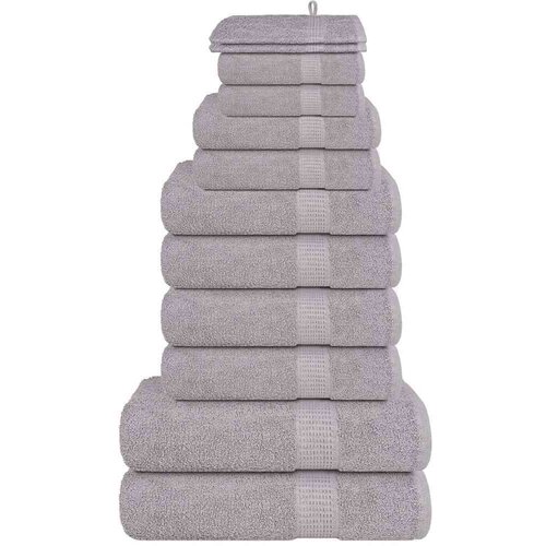  12-dijelni set ručnika sivi 360 gsm 100 % pamuk Cijene