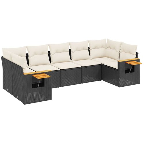  7-dijelni set vrtnih sofa od poliratana Slike