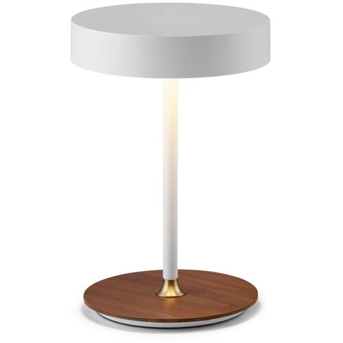 Halo Design 745760- LED prigu&amp;scaron;iva punjiva lampa ON THE MOVE LED/2,5W/4000 mAh bela/drvo Slike