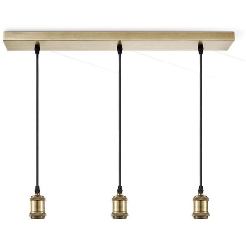  Napajajući kabl VINTAGE 3xE27/40W/230V mesing Cene