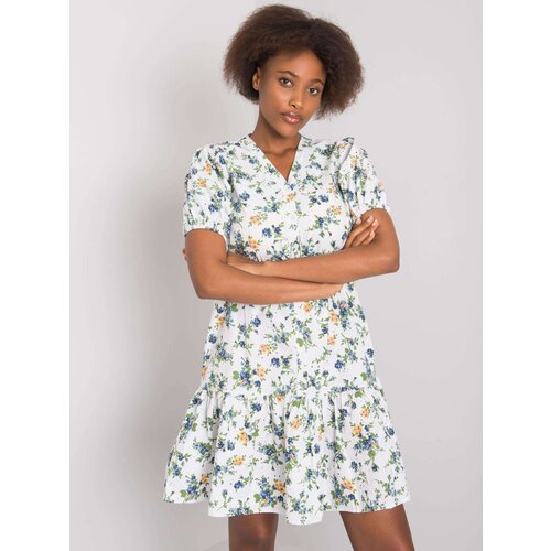 RUE PARIS Dress-RO-SK-2508.38P-white-green Cene