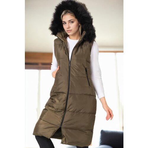 Dewberry Z9741 WOMEN'S VEST-KHAKI Cene