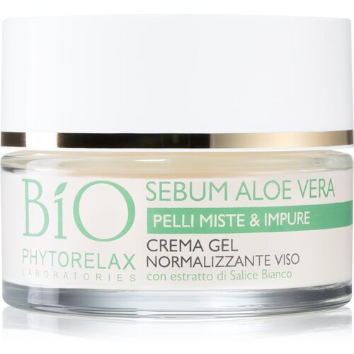 Phytorelax Laboratories Bio Sebum Aloe Vera vlažilna gel krema za redukcijo mastne kože 50 ml Slike