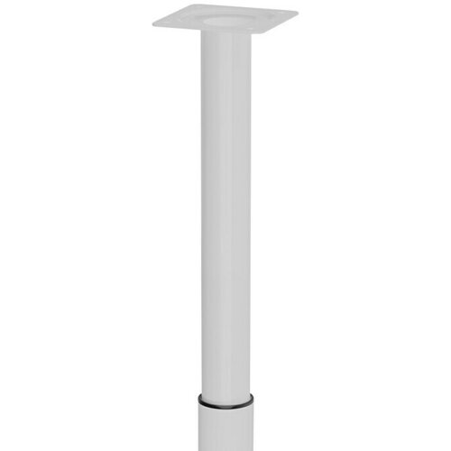 WALTECO Teleskopska noga za namje&amp;scaron;taj (&amp;Scaron; x D: 3 x 3 cm, Promjer: 3 cm, Pode&amp;scaron;avanje po visini: 30 cm - 50 cm, Nosivost: 30 kg, Čelik, Bijela) Slike