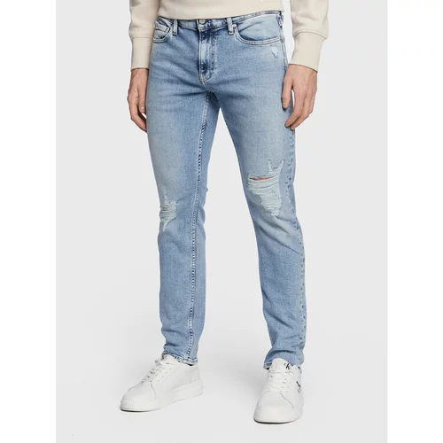 Calvin Klein Jeans Jeans hlače J30J322808 Modra Slim Fit