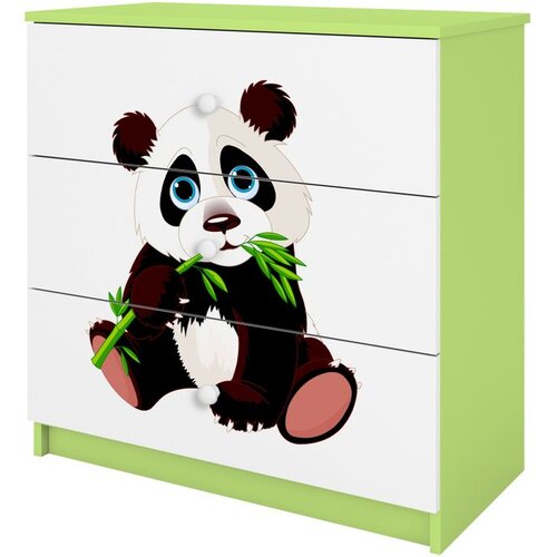  Dječja komoda - PANDA 2 - zelena Slike