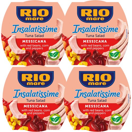 Rio Mare insalatissime tuna salata Mexicana, 4x160g Cene