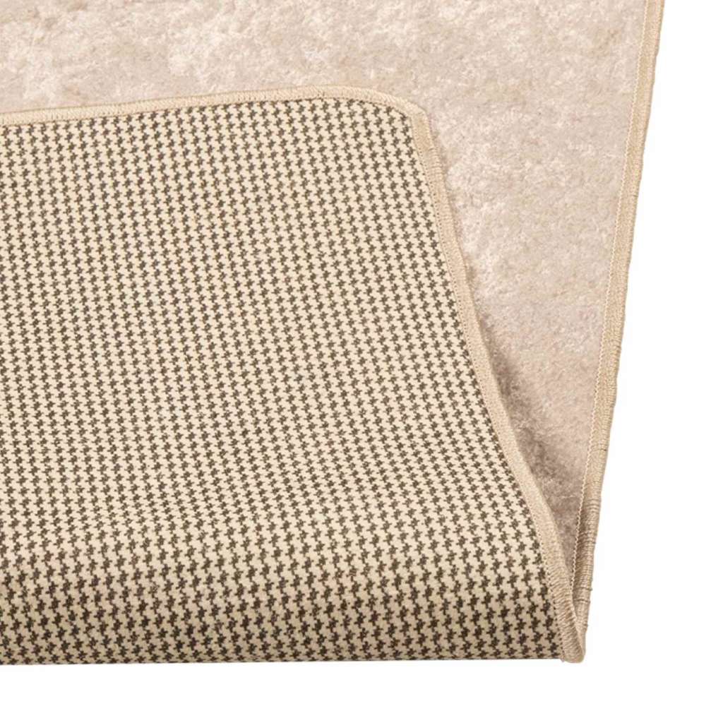  Tepih Print Krema 450 x 50 cm Poliester i PVC - Krema 50 x 450 cm Slike