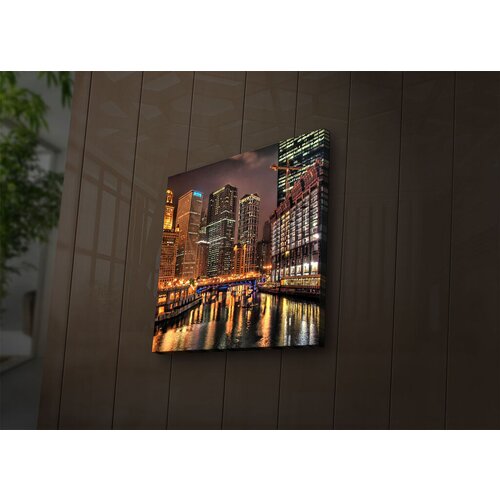 Wallity Slika sa LED osvetljenjem 2828İACT-53, 28x28 cm Cene