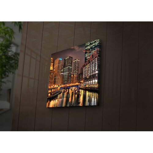 Wallity Zidna slika sa LED osvetljenjem 2828IACT-53, 28x28 cm Cene