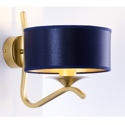 Jupiter 2115 - zidna lampa kaszmir 1xE27/15W/230V plava/zlatna Slike