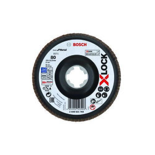 Bosch lamelni brusni diskovi X571 Best for Metal X-LOCK, ugaona verzija 2608621769 Cene