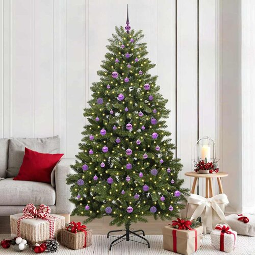  Umjetno božićno drvce 210 cm 300 LED lampica Topla bijela Cene