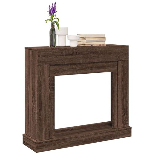 VidaXL Okvir za kamin boja hrasta 100x30x87,5 cm od konstruiranog drva Slike