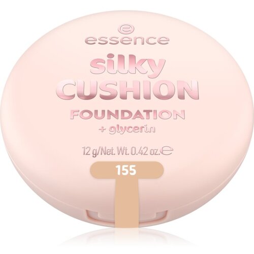 Essence silky CUSHION FOUNDATION tekoči puder v gobici s srednjo prekrivnostjo odtenek 155 12 g Slike
