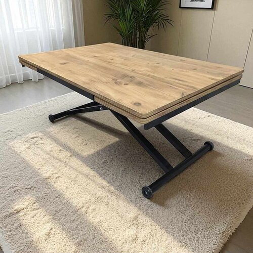 Hanah home Razvlačivi trpezarijski sto, krem Slike