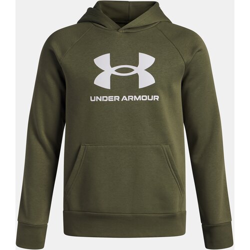 Under Armour UA Rival Fleece BL Hoodie-GRN - Boys Slike