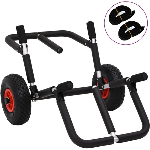 vidaXL Voziček za kajak zložljiv 90 kg aluminij Cene