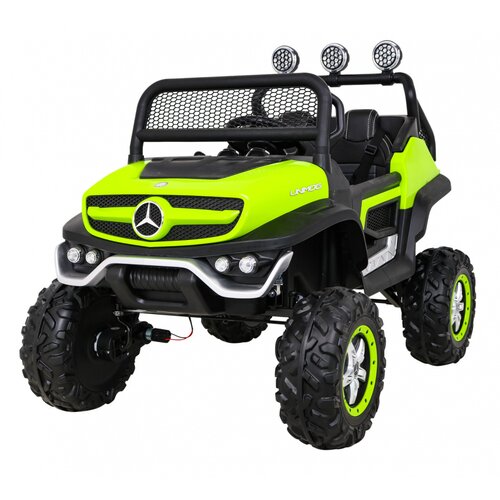  Licencirani auto na akumultor Mercedes BENZ UNIMOG S - zeleni Slike