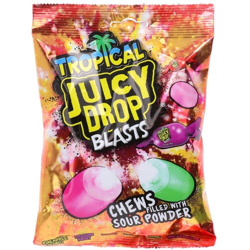 Bazooka Juicy Drop Blasts, meka bombona, miks, 120g Slike